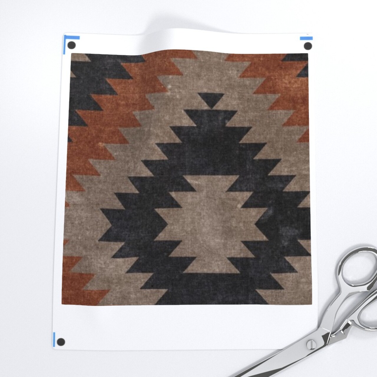 Neutrals Taupe Tribal Bohemian Southwest Boho Custom Printed Fabric by Spoonflower Various Fabrics by the Yard or Fat Quarter
